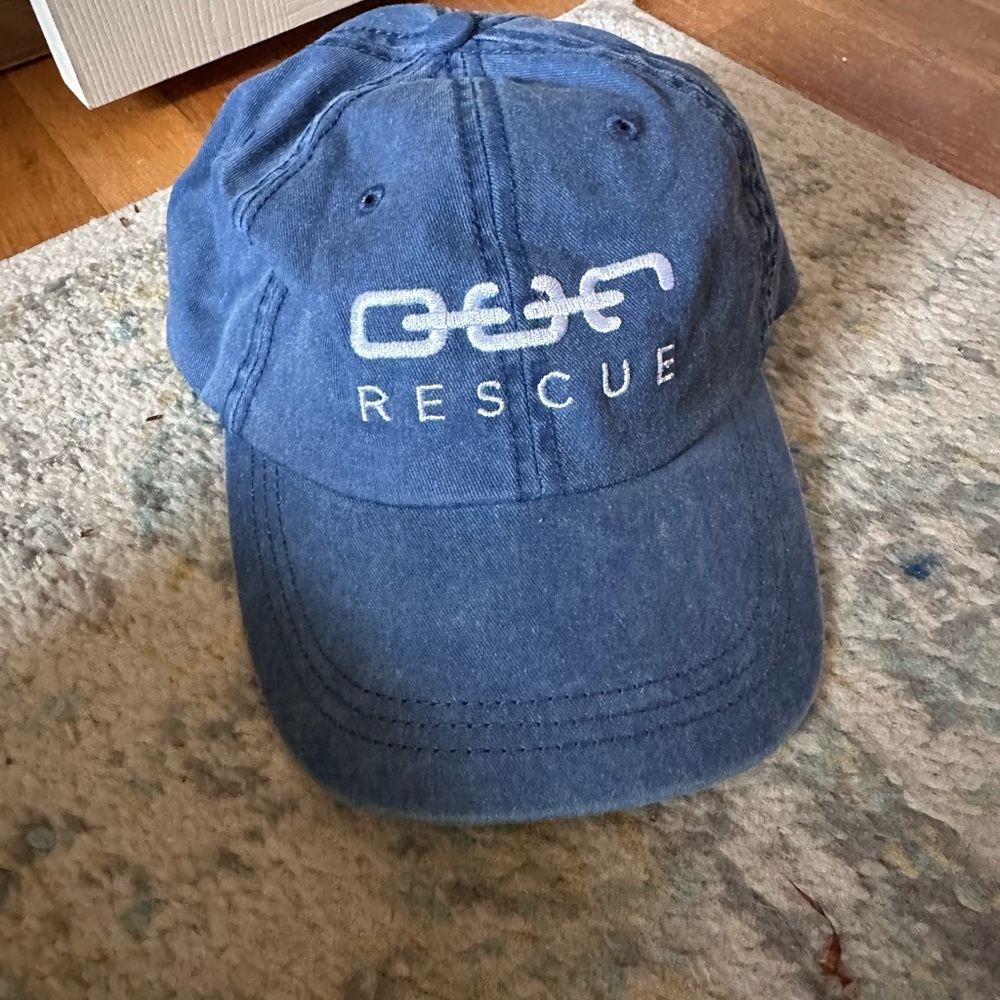 Blue Rescue Logo Cap